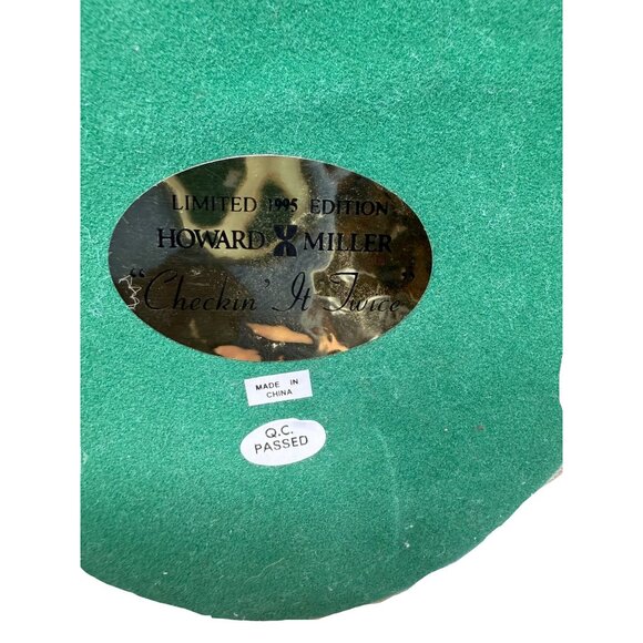 Howard Miller Santa Clock Checkin It Twice Elves List Clock Ltd Ed 1995 Vtg - Picture 7 of 13